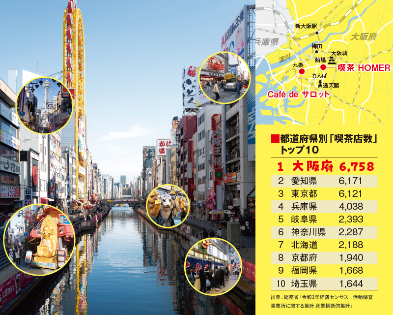 喫茶店王国「大阪」を覗く