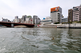 吾妻橋にある水上バス乗船場