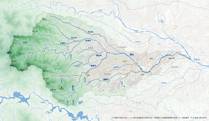 浅川水系図
