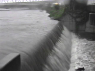 台風26号による流入状況（2013年10月16日6時頃）