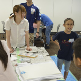 子どもと一緒に悩む日本大学の古川侑里さん