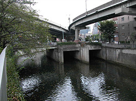 江戸川橋分水路