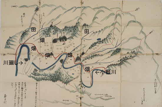 二五穴以前の君津市蔵玉（1840年［天保11］）