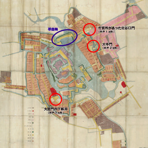 （図4）「文政年間忍城図」個人蔵・行田市郷土博物館寄託