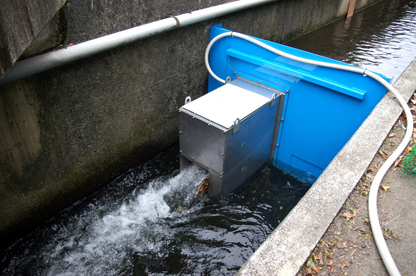 水路での実証実験