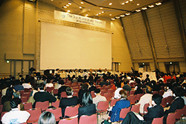 野田さんが学生時代に参画した「ユース世界水フォーラム」（2003年）