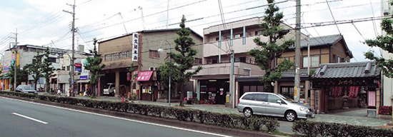 上京区千本今出川の北、現在の花車町