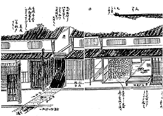 町境下水『守貞漫稿　巻之三』