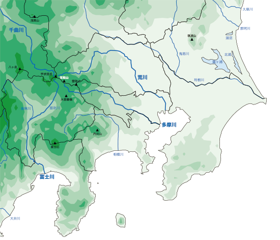 多摩川の源流は、東京都の最高峰雲取山のさらに奥、山梨県塩山市笠取山の頂上近く、水干にある。