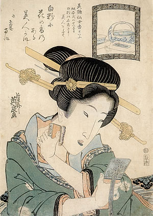 「美艶仙女香」渓斎英泉（1818〜30年　文政ころ）