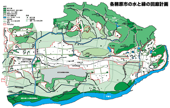 各務原市の水と緑の回廊計画