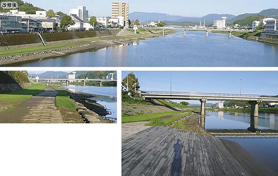 五ヶ瀬川の改修