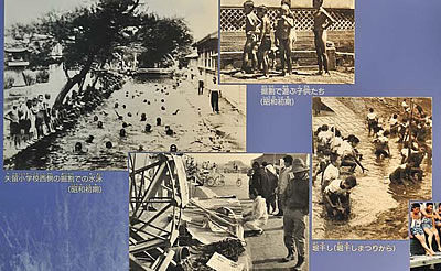 昭和の初期には、掘割と暮らしは密接にかかわっていた。