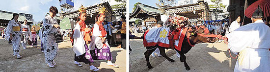 天神祭の様子