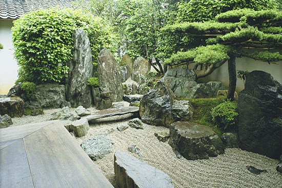 大徳寺の大仙院庭園。