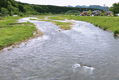 支流・大石川の風