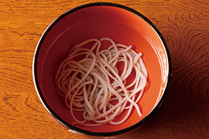 そばと水