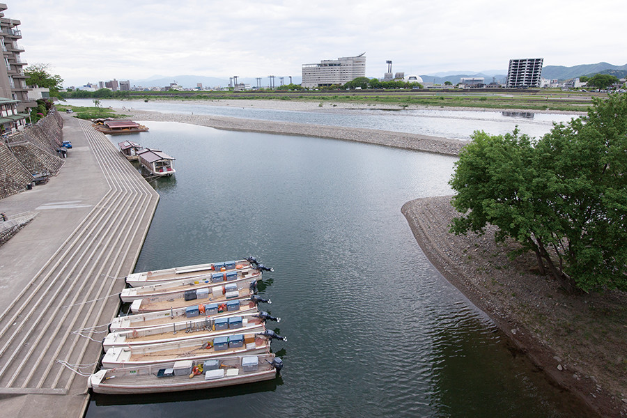 長良川の中河原湊跡。