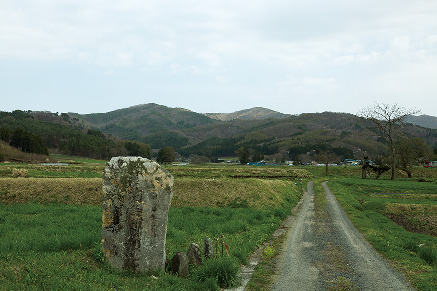 遠野市内の和野（わの）集落。