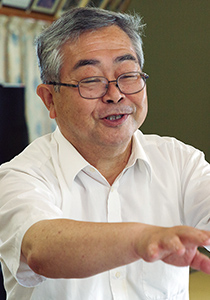 長崎大学名誉教授の高橋和雄さん。今回の取材に関する仲介と同行をお願いした