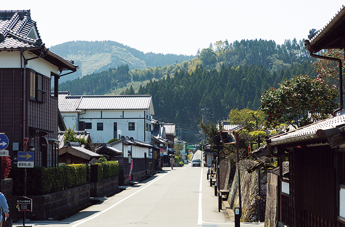 歴史を感じさせる飫肥城下のまちなみ。重要伝統的建造物群保存地区に選定されている