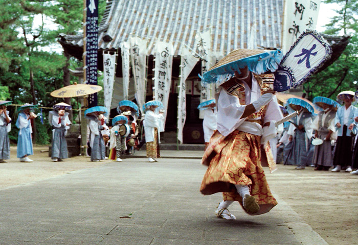 雨乞いのための念仏踊（1994年撮影）