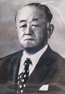 4代目市長（1947年4月～1959年4月）の日下部禧一。飛驒産業の社長も務めた 提供：高山市