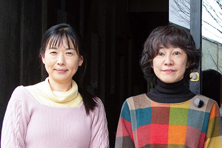 豊田市矢作川研究所の洲崎燈子さん（右）と吉橋久美子さん（左）