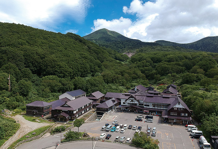 八甲田の山中にある酸ヶ湯温泉