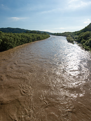 本別町の広域的な林業発展に寄与した利別川