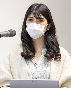 「移住者チーム」発表者の川俣美桜さん