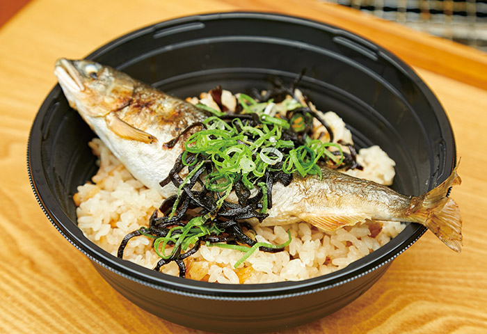 おいしい琵琶湖　アユ丼