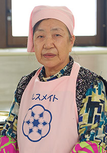 「お平」をつくってくれた横山郁子さん