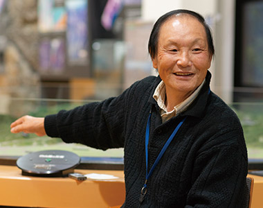 白山砂防科学館　山口幸一さん