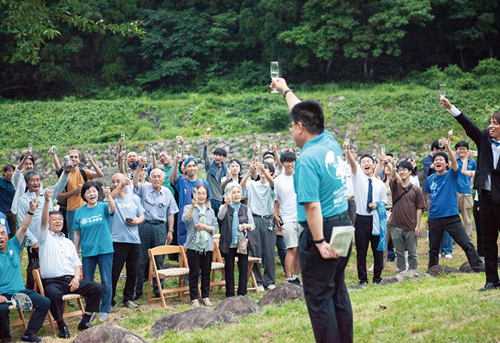 白山手取川ジオパーク水リレー