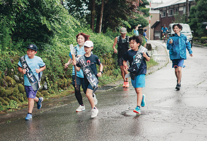 白山手取川ジオパーク水リレー