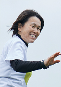 防災士の資格をもつ國永英代さん。水のこと、避難生活のことなどきめ細かに教えてくれた