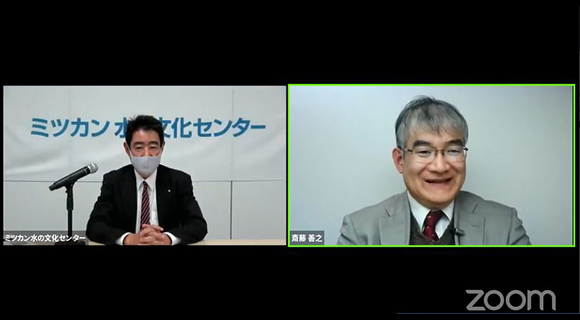 当日斎藤先生は、仙台のご自宅からご出演いただき、皆さんからのご質問にご回答いただきました